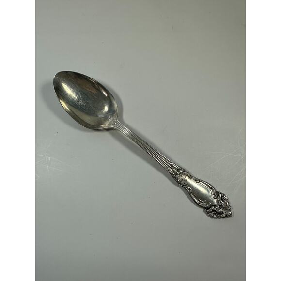 Reed & Barton TIGER LILY FESTIVITY Silver Plated Oval Soup Spoon - Picture 1 of 4